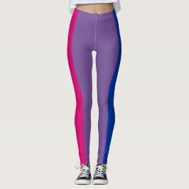 Bisexueller vertikaler Streifen der Leggings