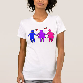 Bisexueller weiblicher Stolz T-Shirt