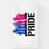 Bisexueller Zusammen-Stolz Banner (Vertikal)