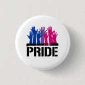 Bisexueller Zusammen-Stolz Button (Vorderseite)