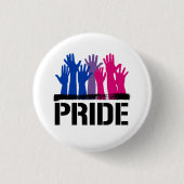 Bisexueller Zusammen-Stolz Button (Vorderseite)