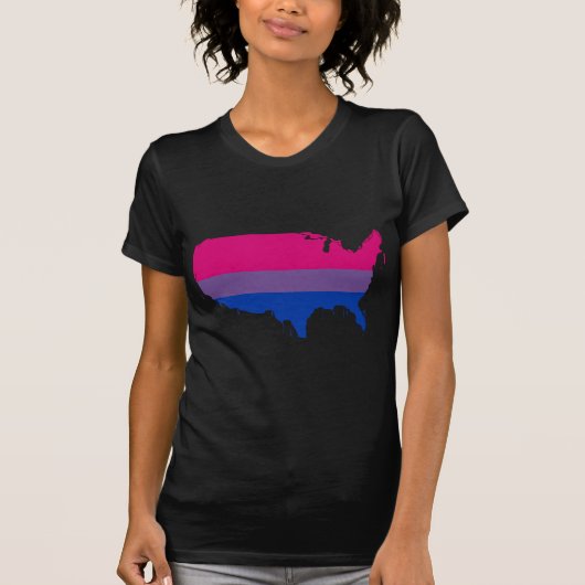 Bisexuelles Amerika T-Shirt (Vorderseite)