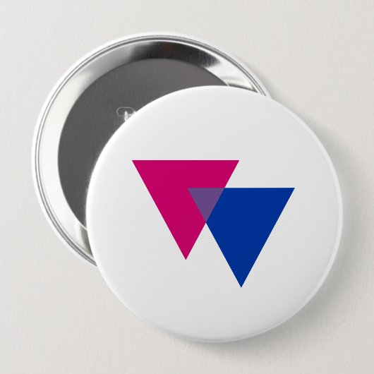 BISEXUELLES DREIECK-SYMBOL BUTTON (Vorne & Hinten)