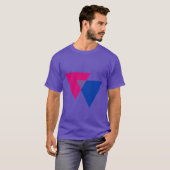 BISEXUELLES DREIECK-SYMBOL T-Shirt (Vorne ganz)