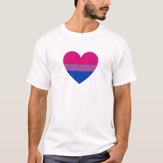 Bisexuelles Herzstück T-Shirt