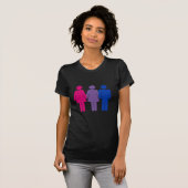 Bisexuelles Mädchen T-Shirt (Vorne ganz)