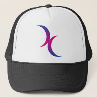 Bisexuelles Mondsymbol Truckerkappe