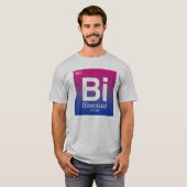 Bisexuelles Periodisches Tabellenelement T-Shirt (Vorne ganz)