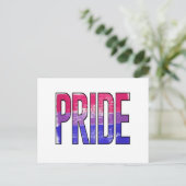 Bisexuelles Stolperwort Postkarte (Stehend Vorderseite)