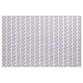 Bisexuelles Stolz-Herz Stoff (Fat Quarter (45,7 x 55,9 cm))