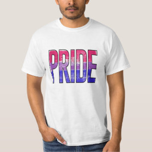 Bisexuelles Stolz-Wort T-Shirt