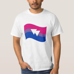 Bisexuelles Strichsymbol T-Shirt