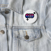 bisexuelles Symbol 3D Button (Beispiel)