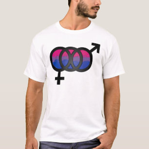 bisexuelles Symbol 3D T-Shirt