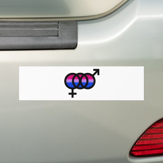 Bisexuelles Symbol Autoaufkleber (Auf Auto)