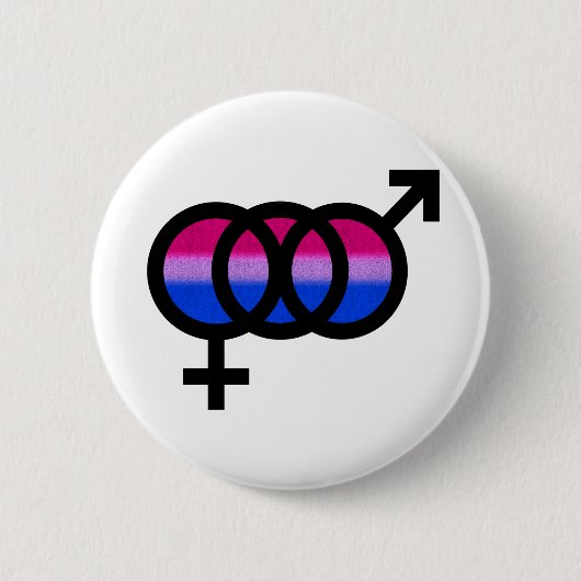 Bisexuelles Symbol Button (Vorderseite)