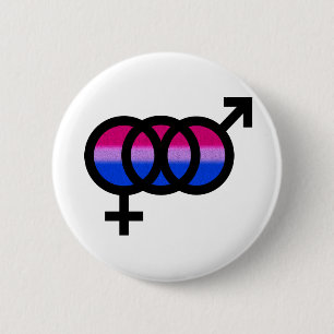 Bisexuelles Symbol Button