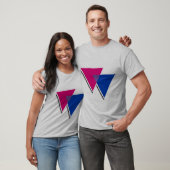 BISEXUELLES TRIANGELSYMBOL 3D T-Shirt (Unisex)
