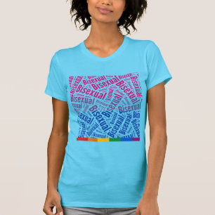 BISEXUELLES WORTMUSTER-FLAGGE -.png T-Shirt