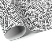 BISEXUELLES WORTPATTER GESCHENKPAPIER (Rolleneckpunkt)