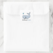 BISEXUWALE QUADRATISCHER AUFKLEBER (Tasche)