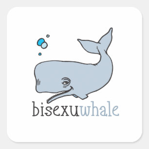 BISEXUWALE QUADRATISCHER AUFKLEBER