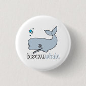 BISEXUWHALE BUTTON (Vorderseite)