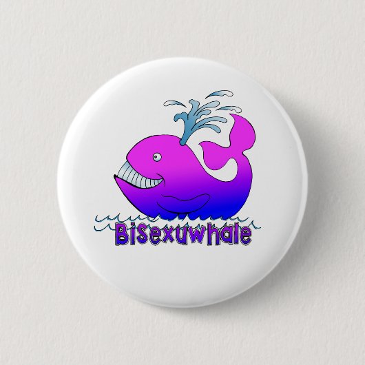 Bisexuwhale Button (Vorderseite)