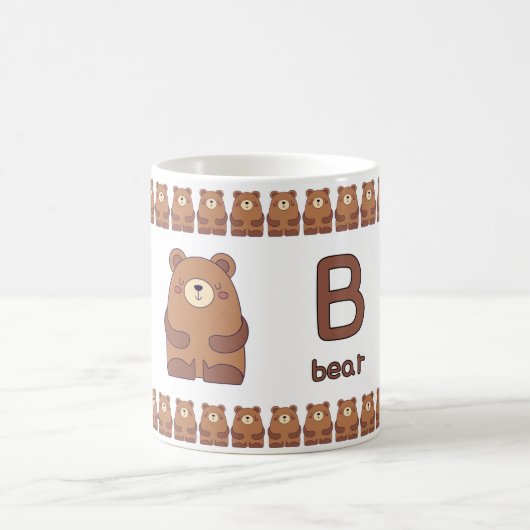 BisforBear–FunAlphabetCupDesign Kaffeetasse (Mittel)