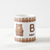 BisforBear–Spaßalphabet-Tassendesign Kaffeetasse (Mittel)