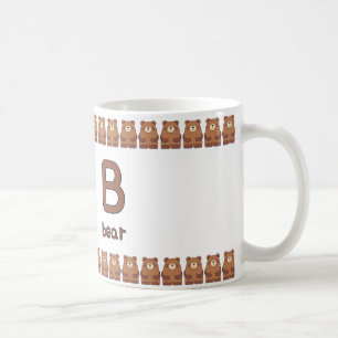 BisforBear–Spaßalphabet-Tassendesign Kaffeetasse