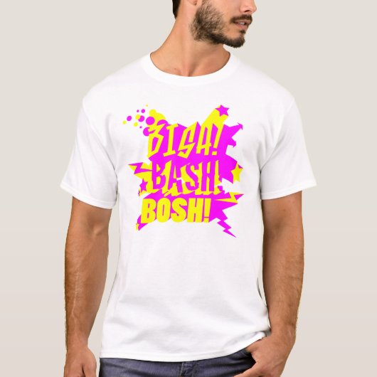 BISH! HEFTIGER SCHLAG! QUATSCH! T-Shirt (Vorderseite)