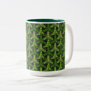 Bishamon-geometrische Bindung Zweifarbige Tasse