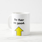 Bisher alles gut ! Kaffeetasse (Vorderseite Links)