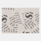 Bishkek Journal-Umhüllungspapier mit zufälligen Dr Geschenkpapier Set (Vorderseite 3)