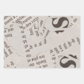 Bishkek Journal-Umhüllungspapier mit zufälligen Dr Geschenkpapier Set (Vorderseite 2)