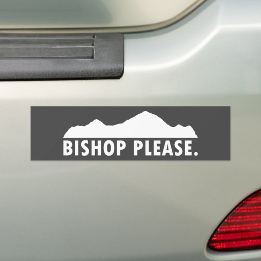 Bishop Bitte Autoaufkleber (Auf Auto)