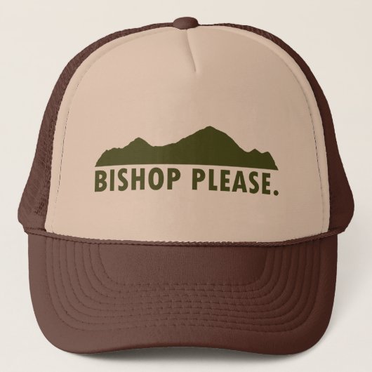 Bishop Bitte Truckerkappe (Vorderseite)