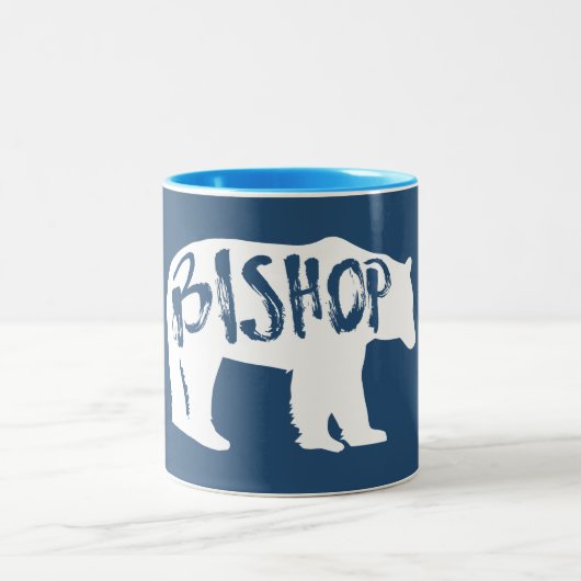 Bishop California Bear Zweifarbige Tasse (Mittel)