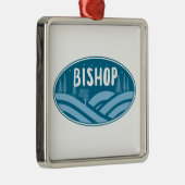 Bishop California Outdoor Ornament Aus Metall (Rechts)