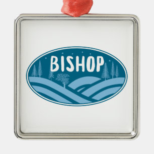 Bishop California Outdoor Ornament Aus Metall