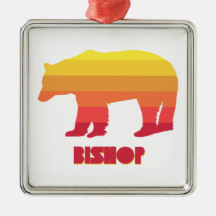 Bishop California Rainbow Bear Ornament Aus Metall