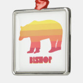 Bishop California Rainbow Bear Ornament Aus Metall (Links)