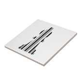 BISHOP CHESS PIECE BAR CODE Bishops Barcode Fliese (Seite)