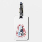 Bishop Climbing Carabiner Gepäckanhänger (Rückseite vertikal)