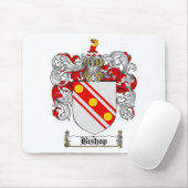 BISHOP FAMILIENWAPPEN - BISHOP WAPPEN MOUSEPAD (Mit Mouse)