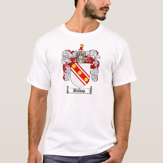 BISHOP FAMILIENWAPPEN - BISHOP WAPPEN T-Shirt (Vorderseite)