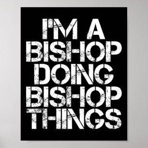 Bishop Funny Familienname Tree Birthday Wiedersehe Poster