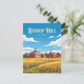 Bishop Hill Illinois Postkarte (Stehend Vorderseite)