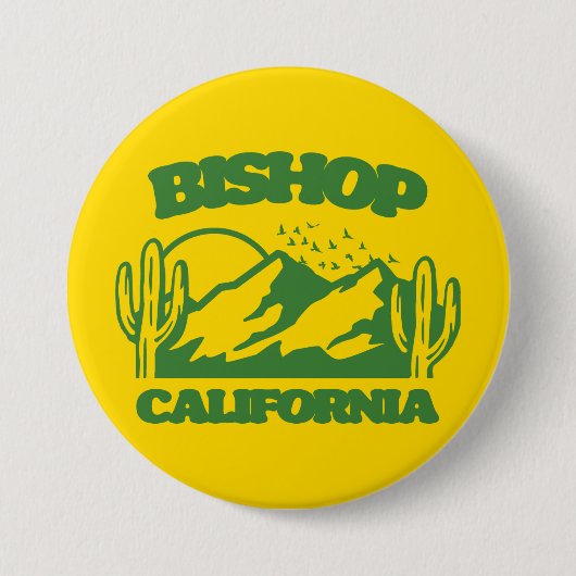 Bishop Kalifornien Button (Vorderseite)